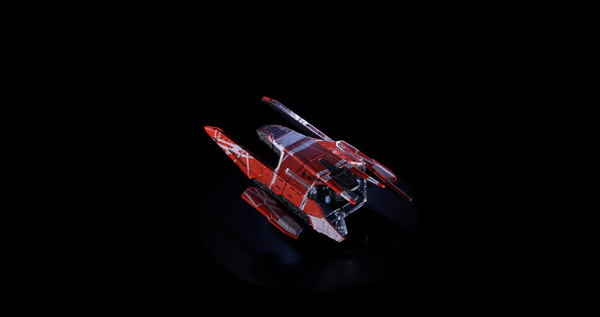 #01 La Sirena (Kaplan F17-class) FC Model Diecast Ship Picard Universe (Eaglemoss / Star Trek) Real Merch