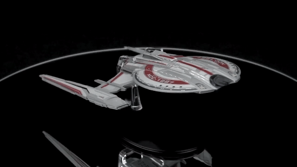 #01 U.S.S. Shenzhou NCC-1227 (Walker class) Discovery Ship Model Die Cast Starship (Eaglemoss / Star Trek) Real Merch