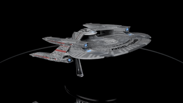 #05 U.S.S. Europa NCC-1648 Discovery Ships Model Diecast Ship (Eaglemoss / Star Trek) Real Merch