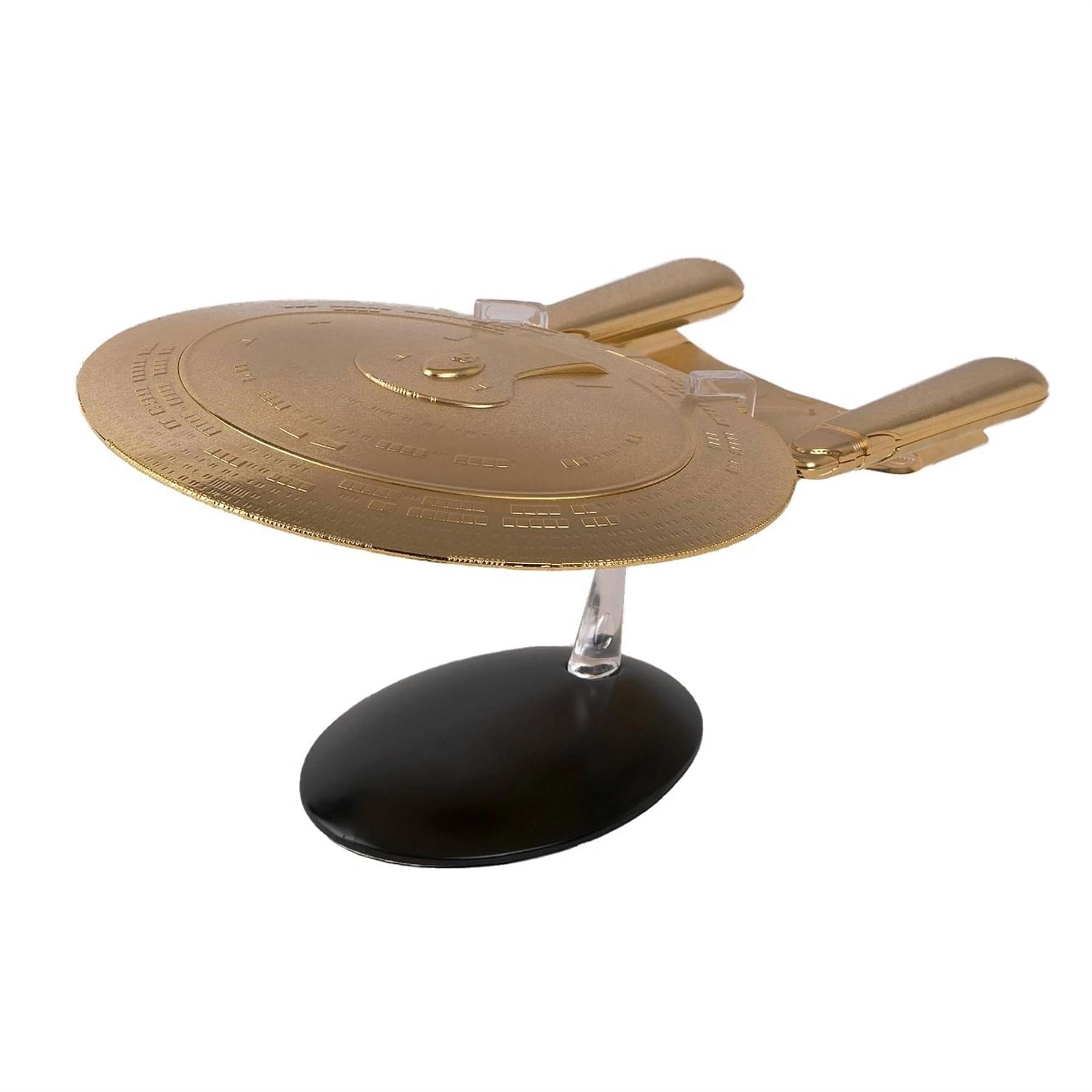#20 Gold U.S.S. Enterprise NCC-1701-D Model Die Cast Ship SPECIAL ISSUE (Eaglemoss / Star Trek) Real Merch