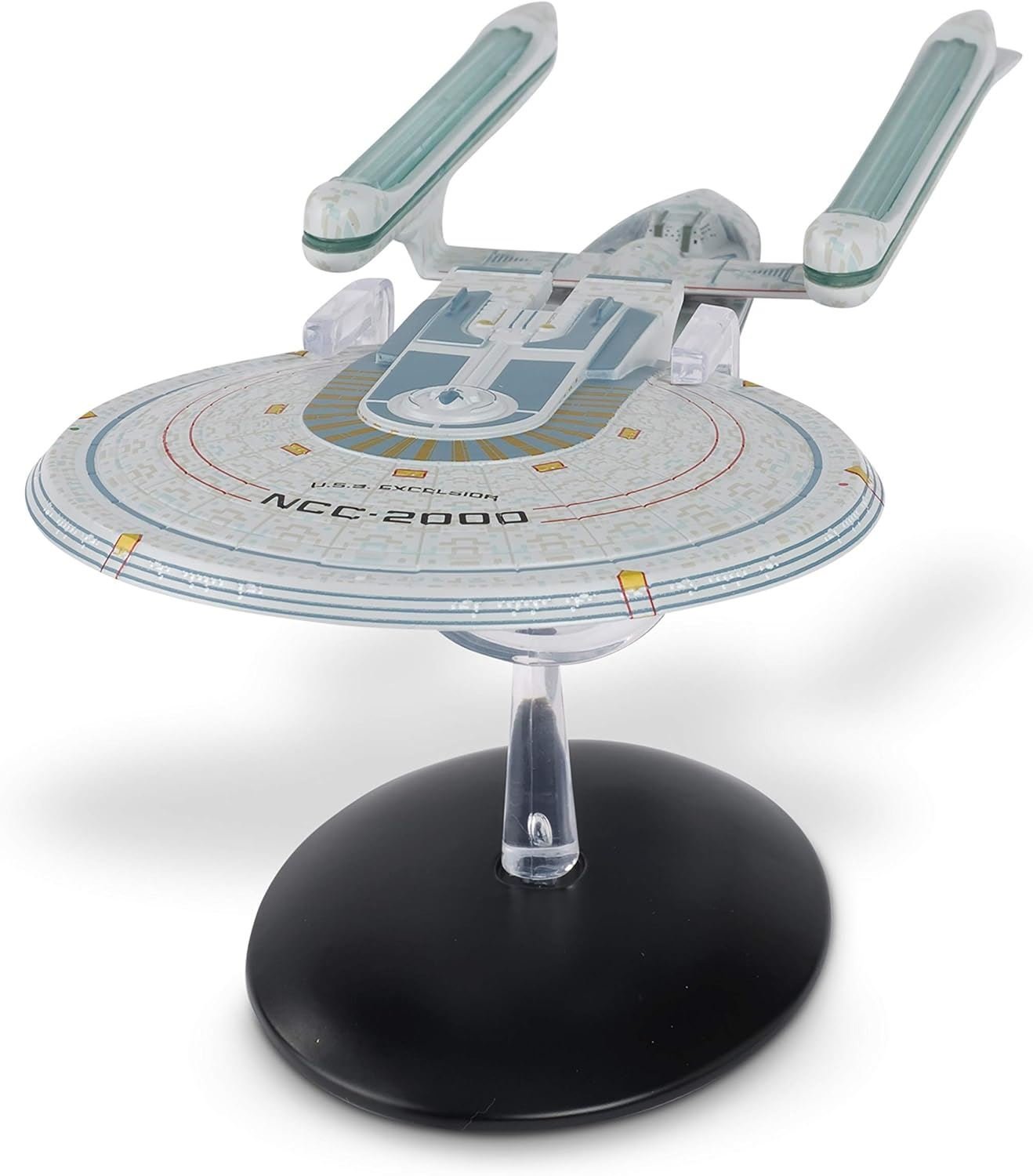 #15 U.S.S. Excelsior NCC-2000 XL EDITION Model Die Cast Ship (Eaglemoss / Star Trek) Real Merch
