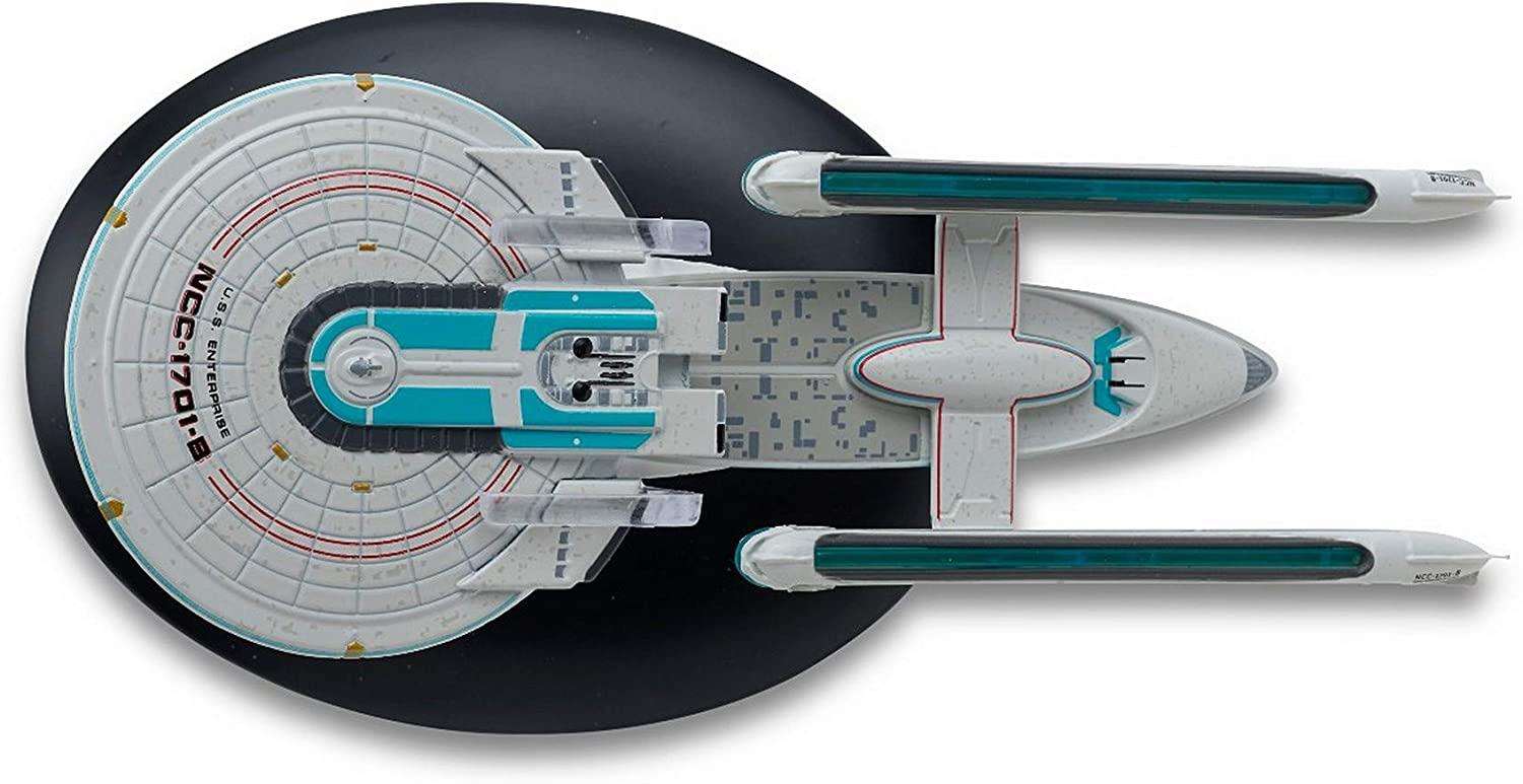 #09 U.S.S. Enterprise NCC-1701-B (Excelsior-class refit) Model Diecast Ship (Eaglemoss / Star Trek) Real Merch