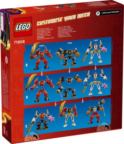 Lego Ninjago 71808 Kai's Elemental Fire Mech Playset for Ages 7 and Up Curious Minds