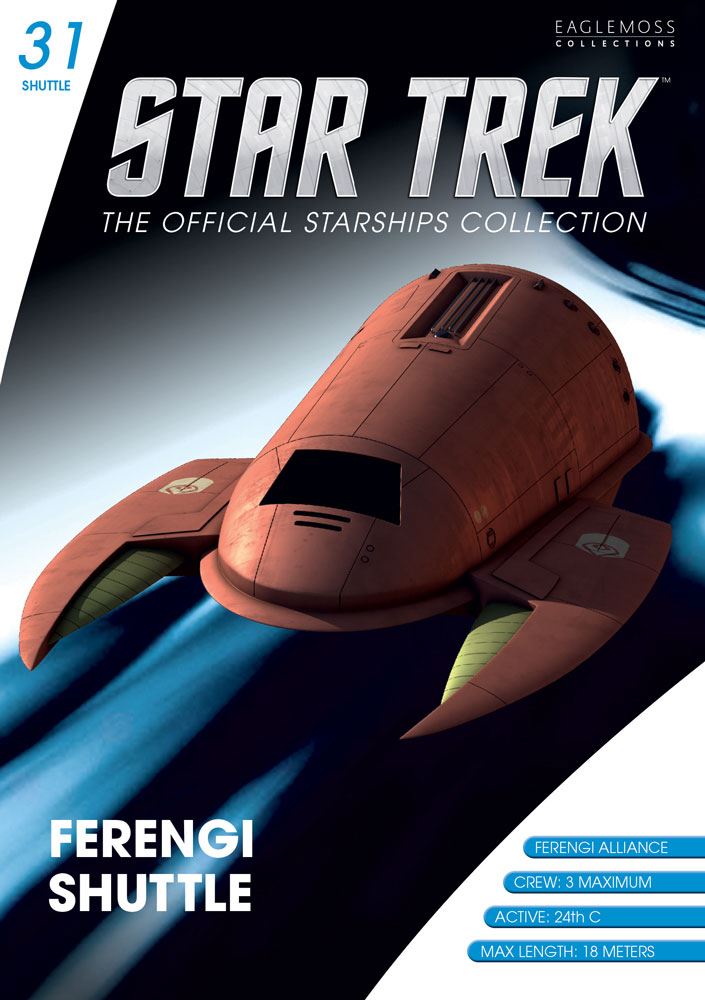 #31 Ferengi Shuttle Shuttlecraft Model Diecast Ship (Eaglemoss / Star Trek) Real Merch