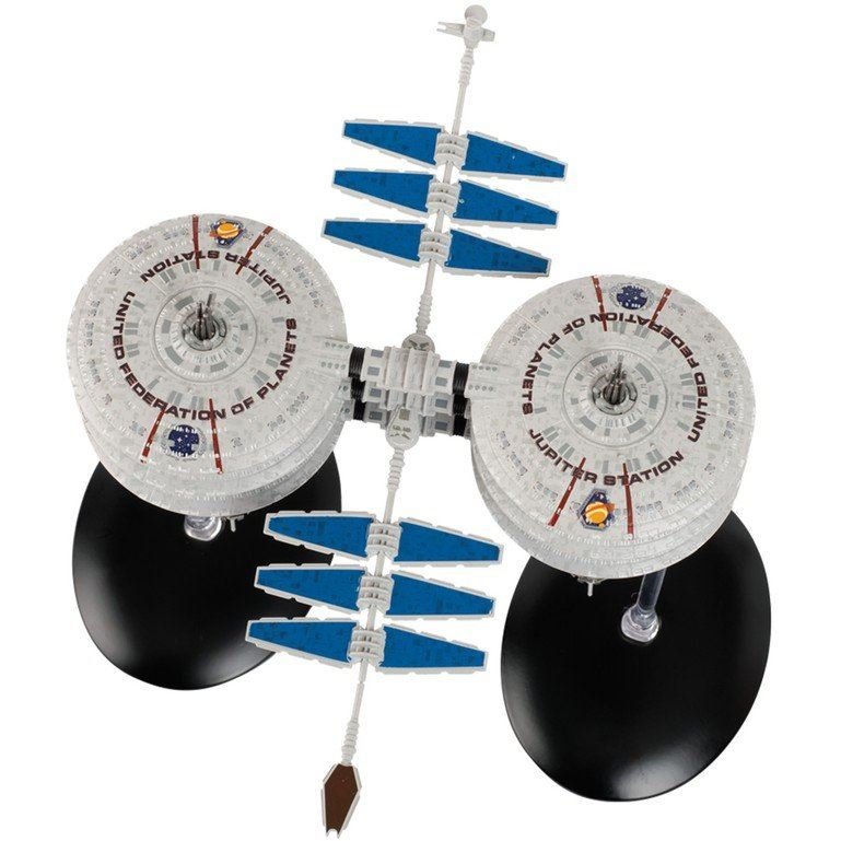 #28 Jupiter Station Model Diecast Ship SPECIAL ISSUE (Eaglemoss / Star Trek) Real Merch