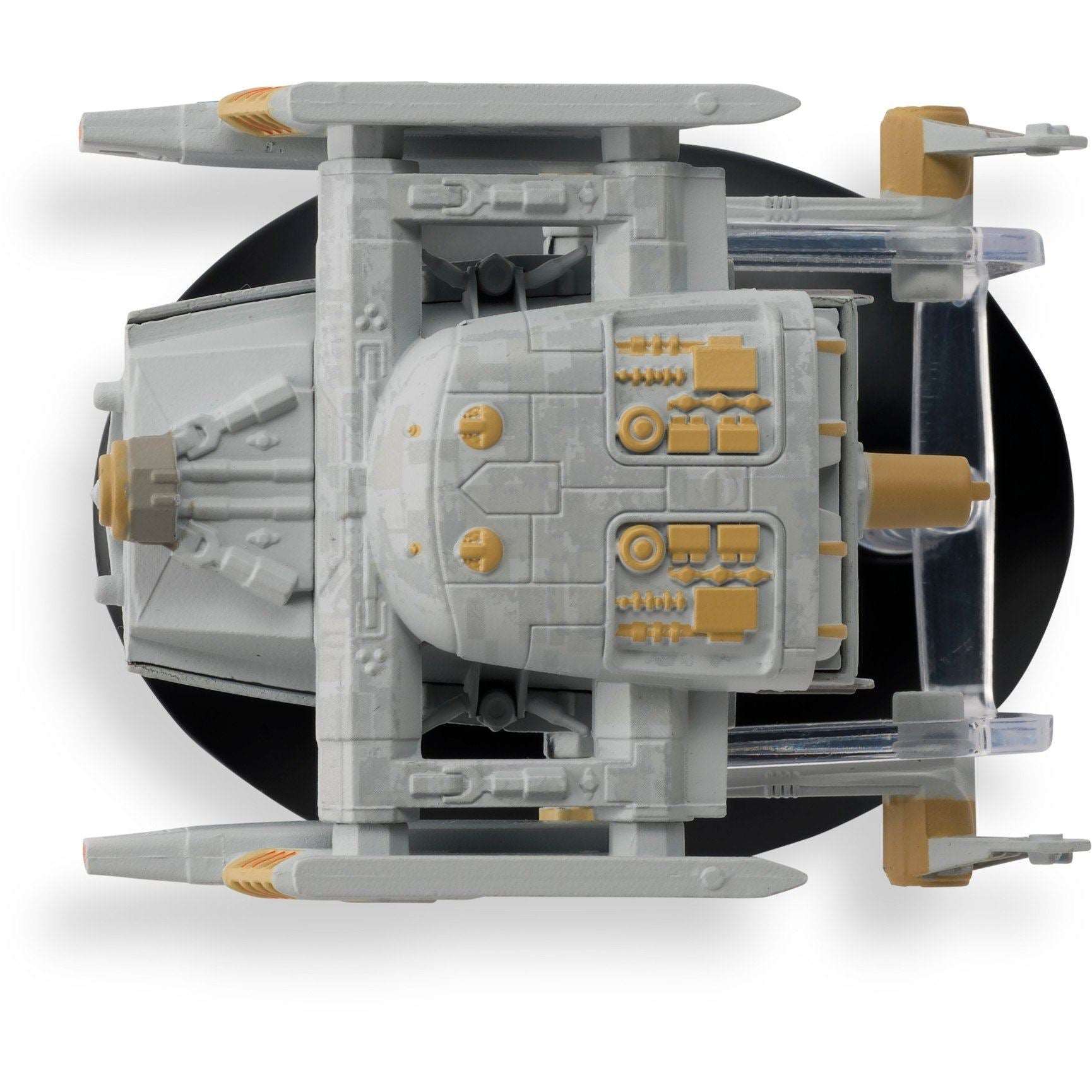 #140 Starfleet Federation Tug Starship Model Die Cast Ship (Eaglemoss / Star Trek) Real Merch