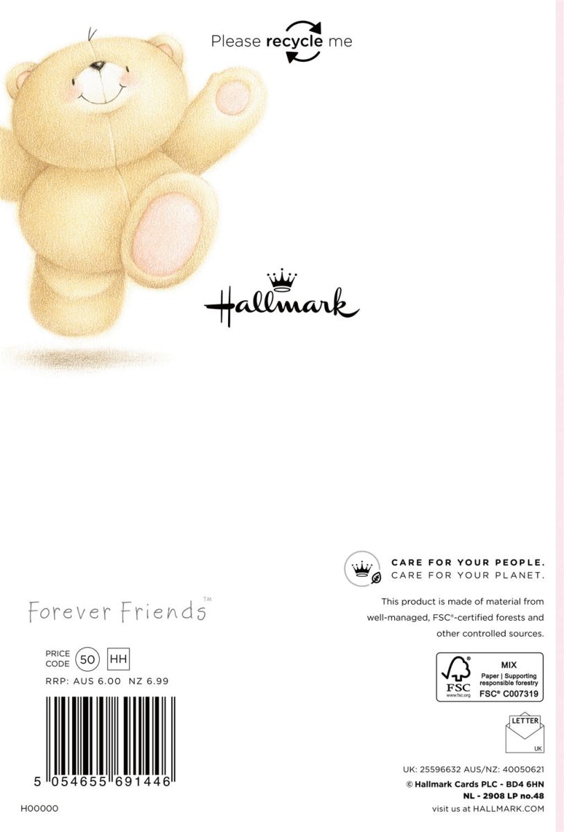 Hallmark - A Big Friendly Birthday Hug, Forever Friends Card - The Imagination Shop
