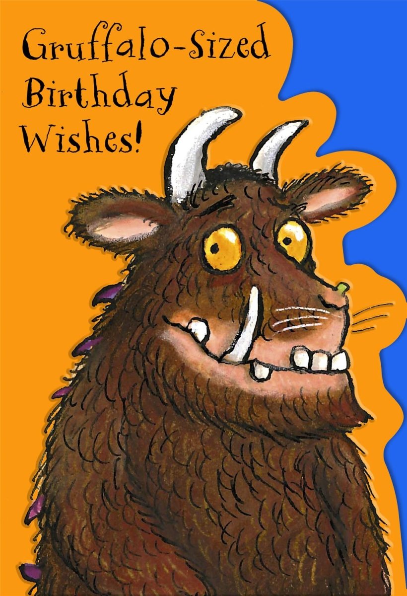 Hallmark - Gruffalo - sized Birthday Wishes Card - The Imagination Shop