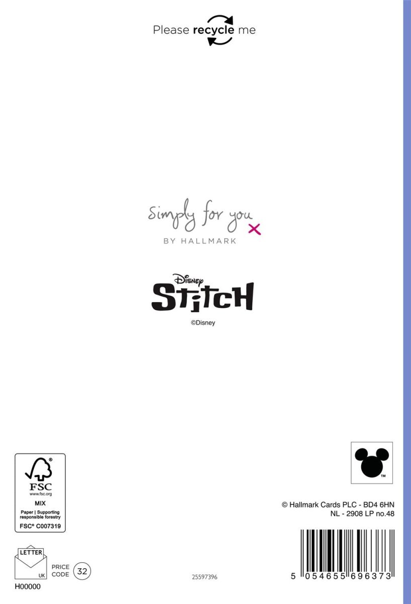 Hallmark - Happy Birthday It's tome for lots of Fun! Disney Lilo and Stitch Card - The Imagination Shop