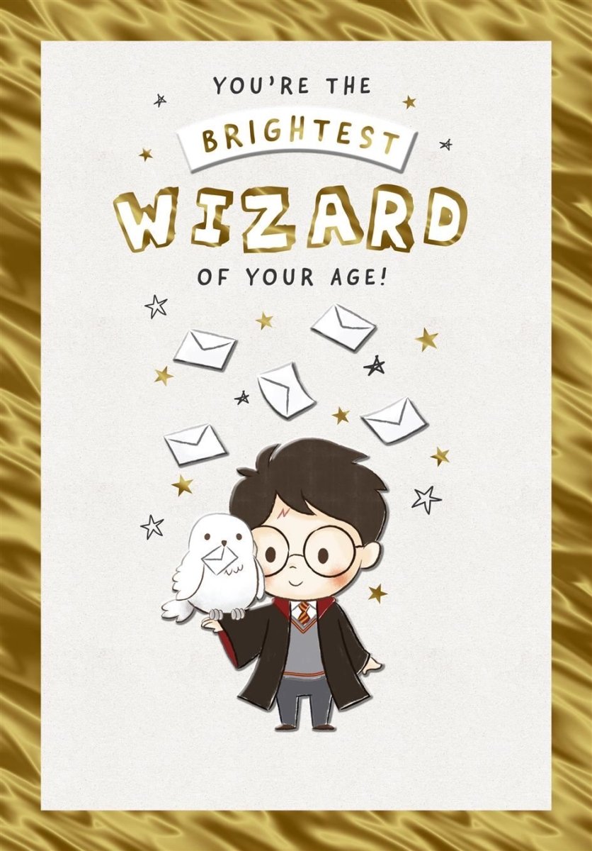 Hallmark - You're The Brightest Wizard Of Your Age Birthday Card for Boy - The Imagination Shop