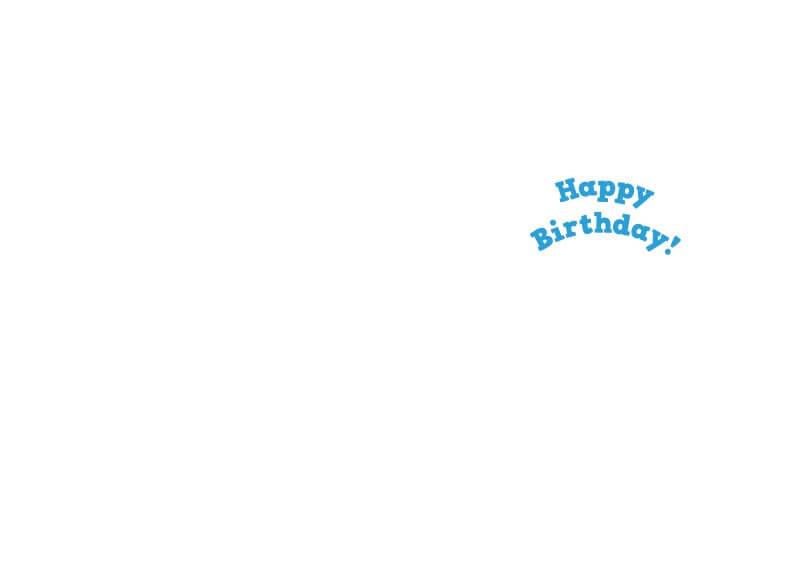 Happy Birthday Card - Age 2 (105 x 148 mm) - The Imagination ShopGifts > Cards > Birthday Cards
