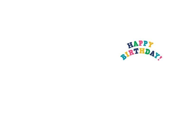 Happy Birthday Card - Age 4 (105 x 148 mm) - The Imagination ShopGifts > Cards > Birthday Cards