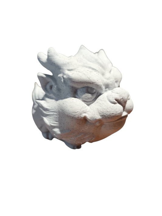 Happy Cute Goat Stone Effect Ornament PLA The Imagination Shop