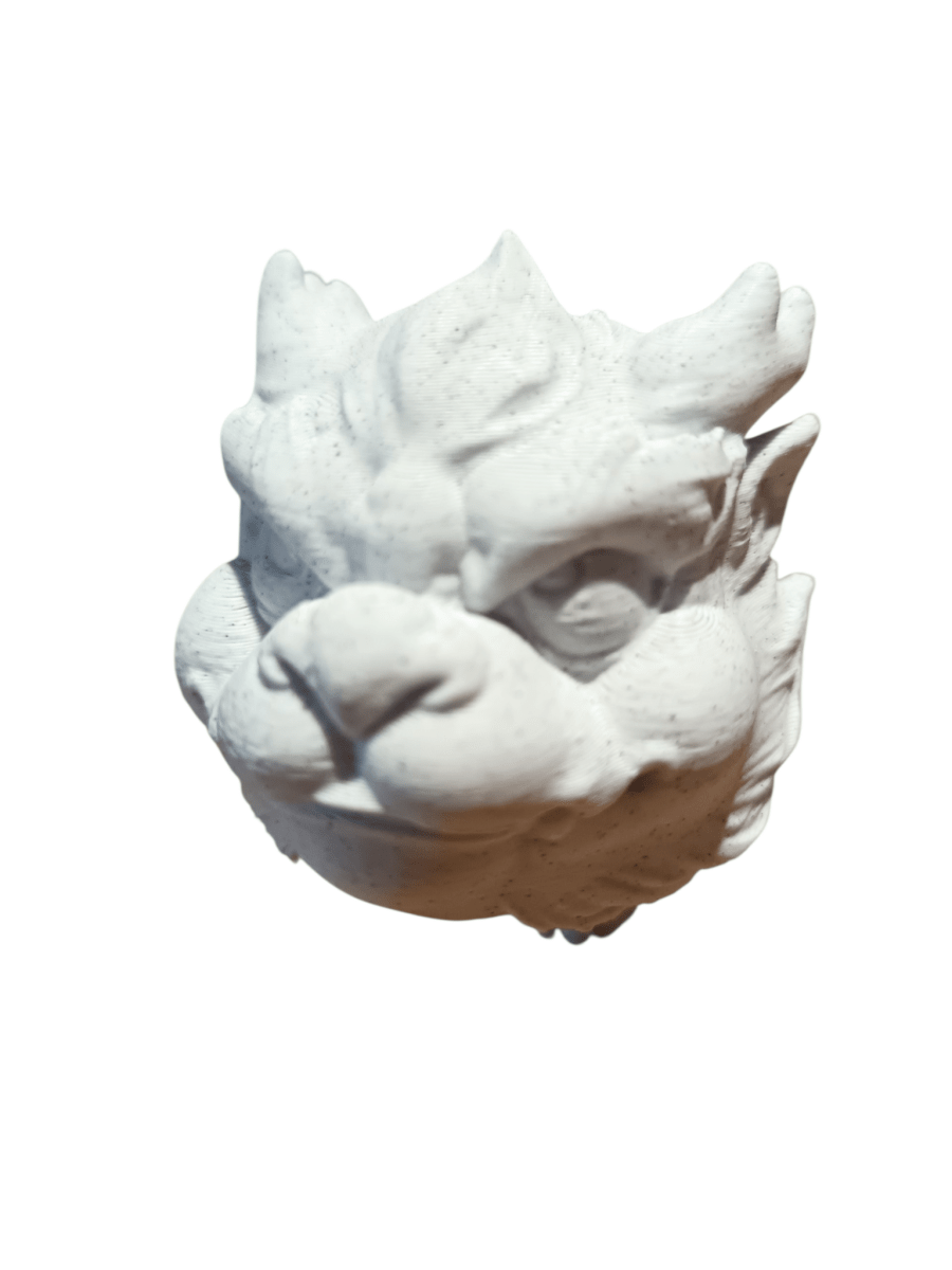 Happy Cute Goat Stone Effect Ornament PLA The Imagination Shop