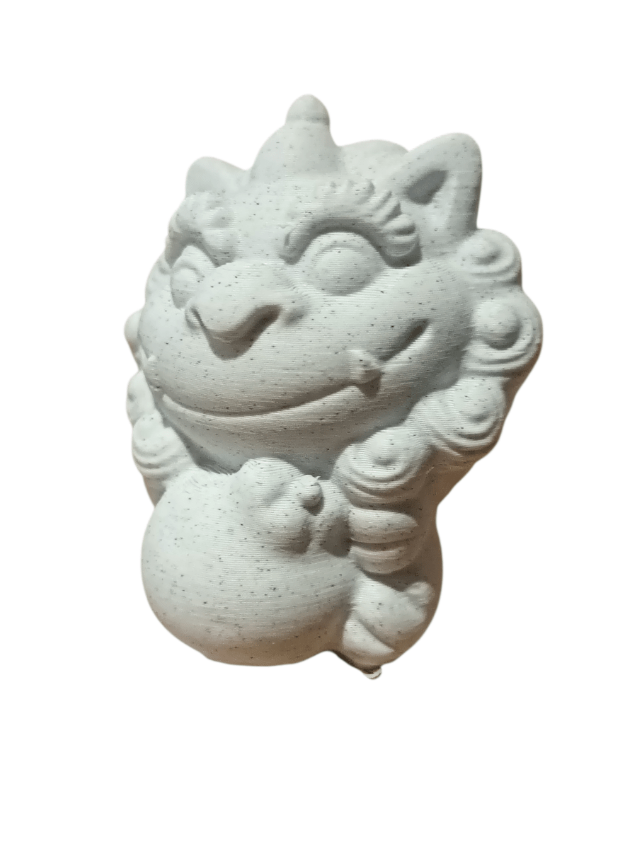 Happy Cute Stone Effect Shelf Ornaments (Pair) PLA The Imagination Shop