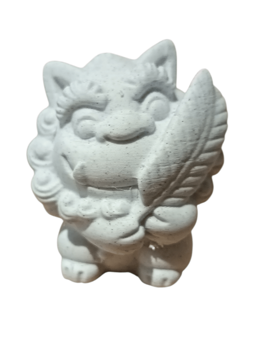 Happy Cute Stone Effect Shelf Ornaments (Pair) PLA The Imagination Shop
