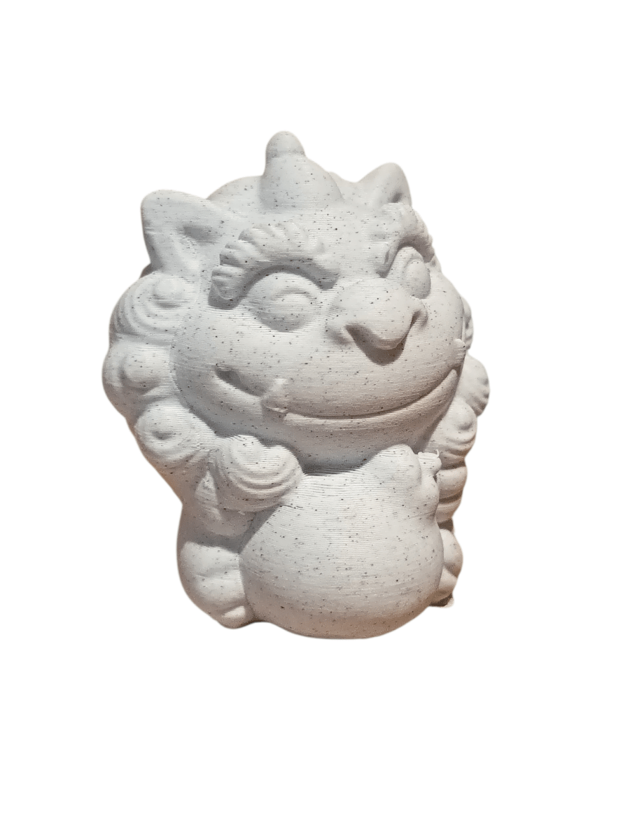 Happy Cute Stone Effect Shelf Ornaments (Pair) PLA The Imagination Shop