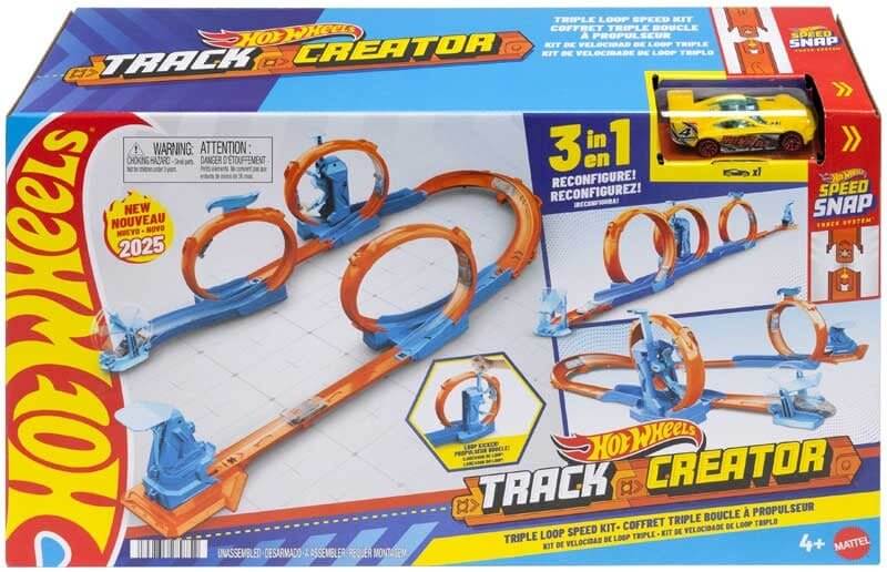 Hot Wheels Track Creator Triple Loop Speed Kit Hot Wheels