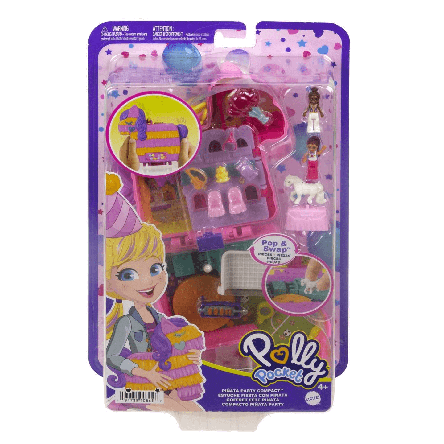 Polly Pocket - Piñata Party Compact Mattel