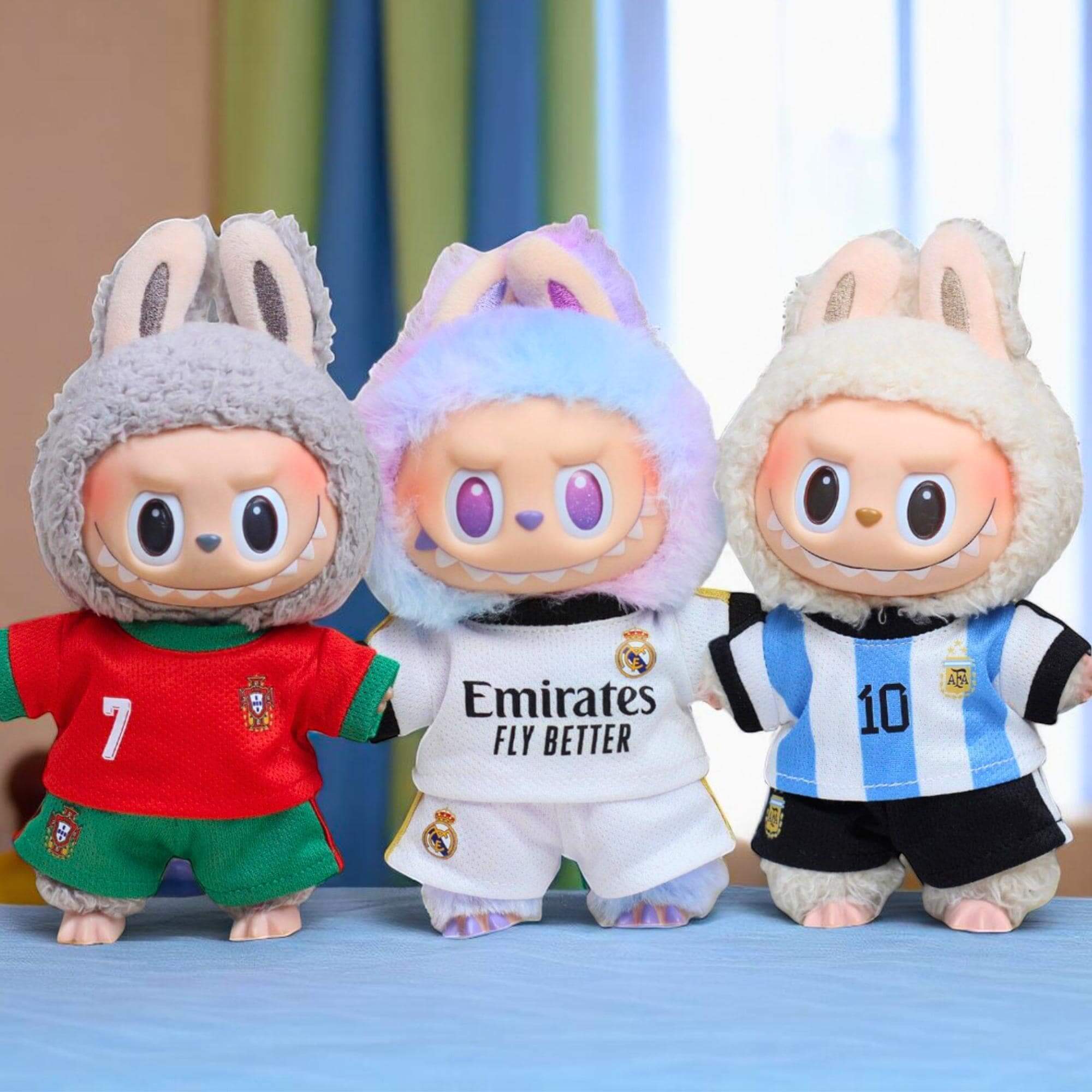 Football Labubu Outfit Handmade Doll Clothes FOXLEY LONDON