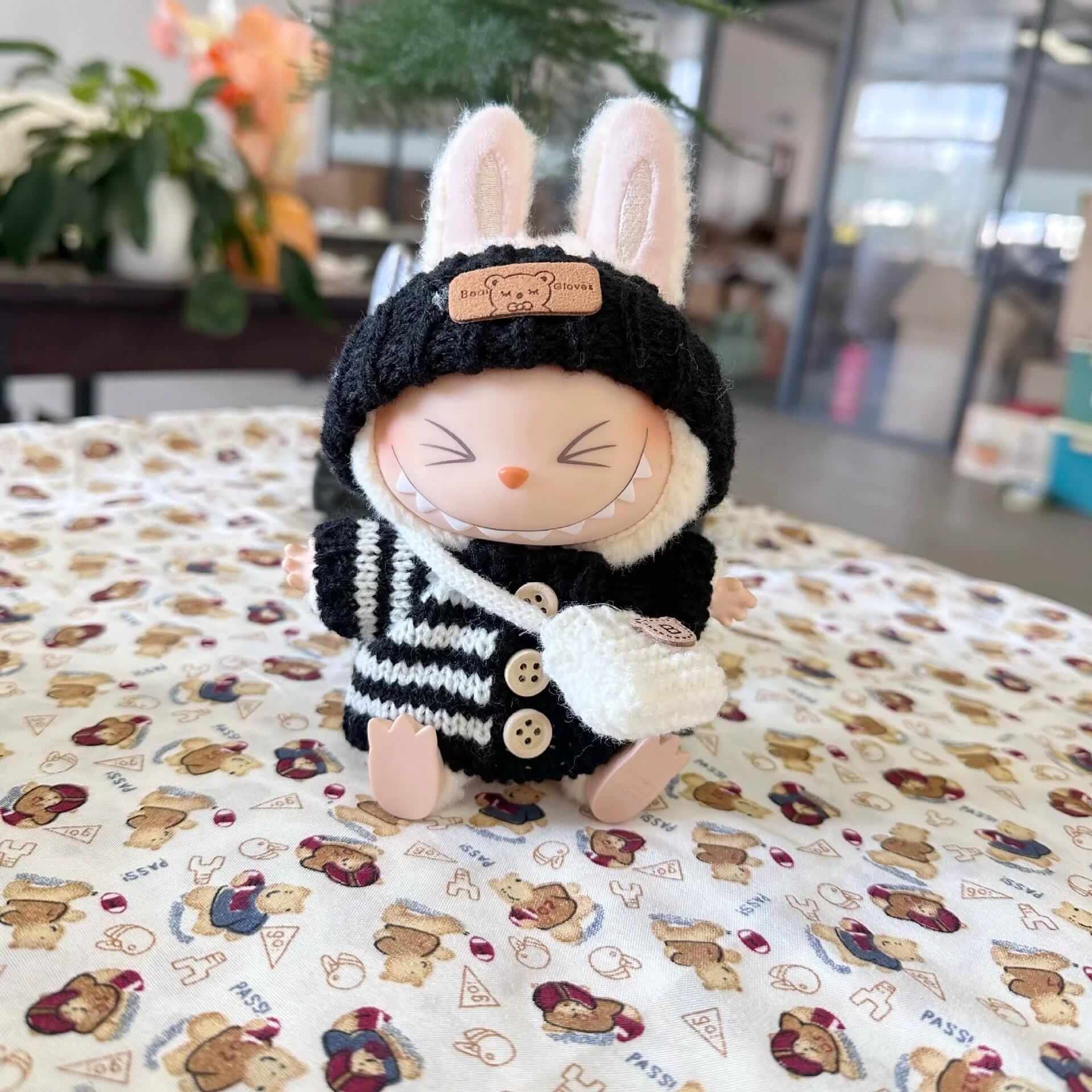 Labubu Clothes &amp; Accessories – Handmade Labubu Outfit, Scrubs Set, Décor Outfit, Gift Set for Popmart Labubu Doll Accessories Outfit 3 FOXLEY LONDON