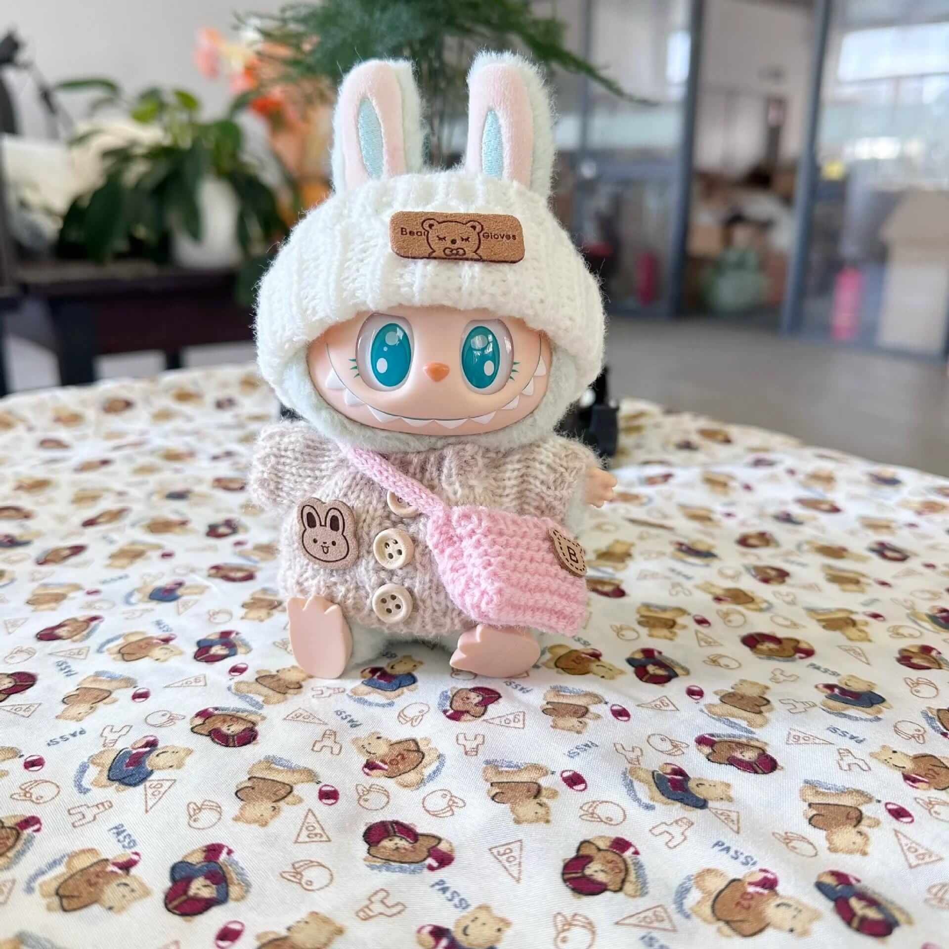 Labubu Clothes &amp; Accessories – Handmade Labubu Outfit, Scrubs Set, Décor Outfit, Gift Set for Popmart Labubu Doll Accessories Outfit 4 FOXLEY LONDON