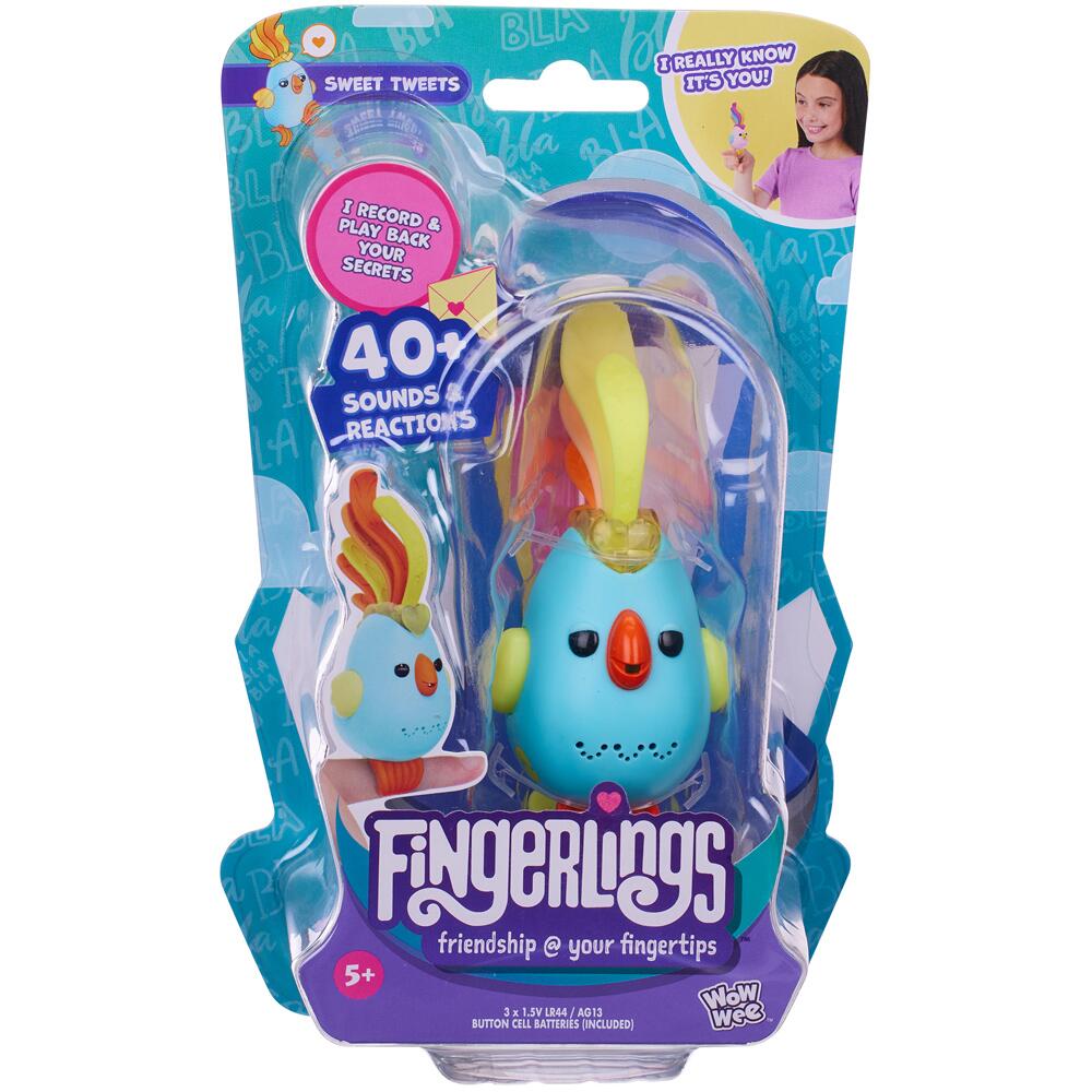 Fingerlings Sweet Tweets Interactive Bird: Lionel Rooleo