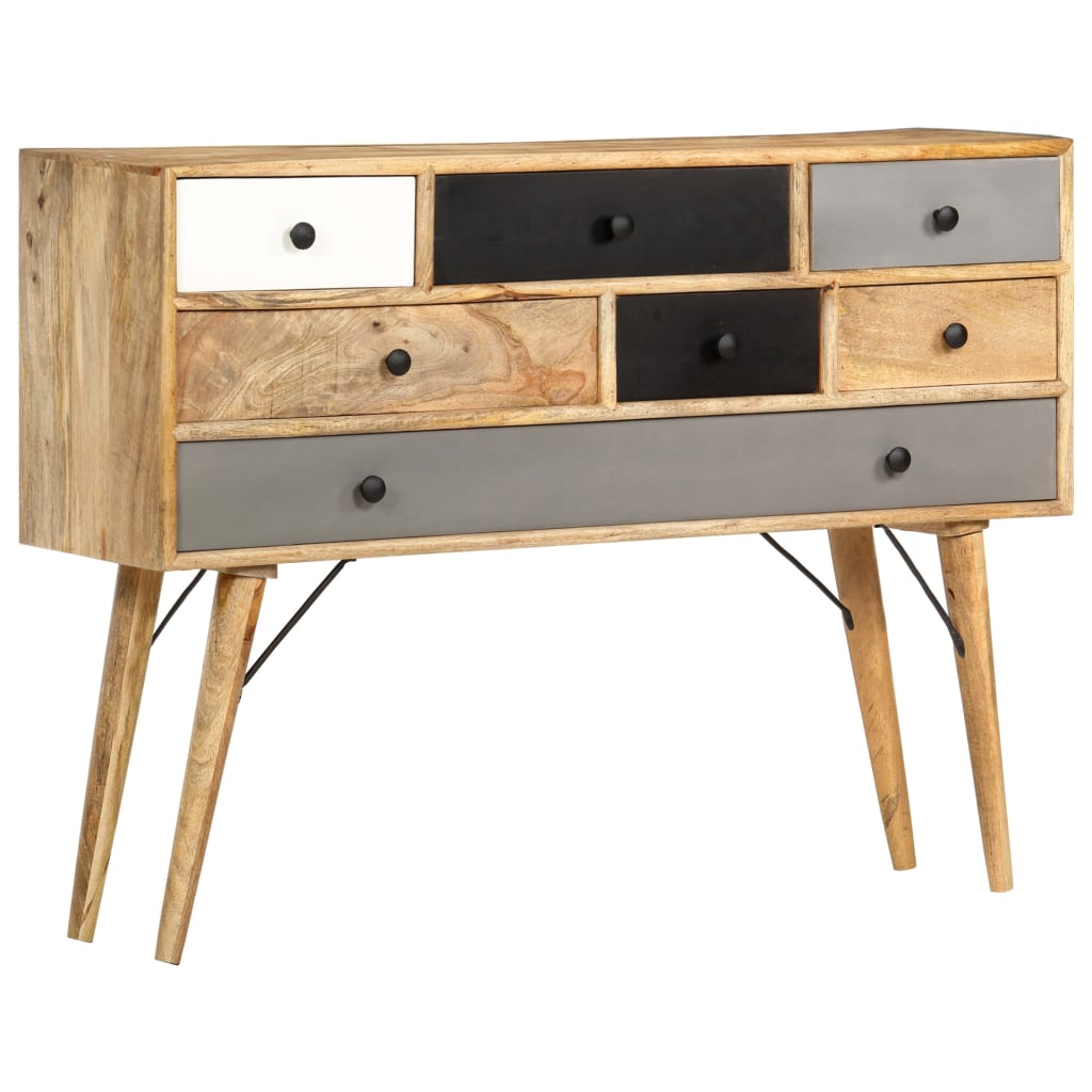 Luvira Mango Wood Sideboard - Handmade Aura Alcove Design