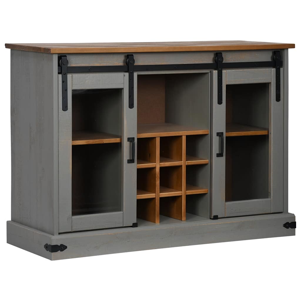 Ambrin Pinewood Sideboard Aura Alcove Design