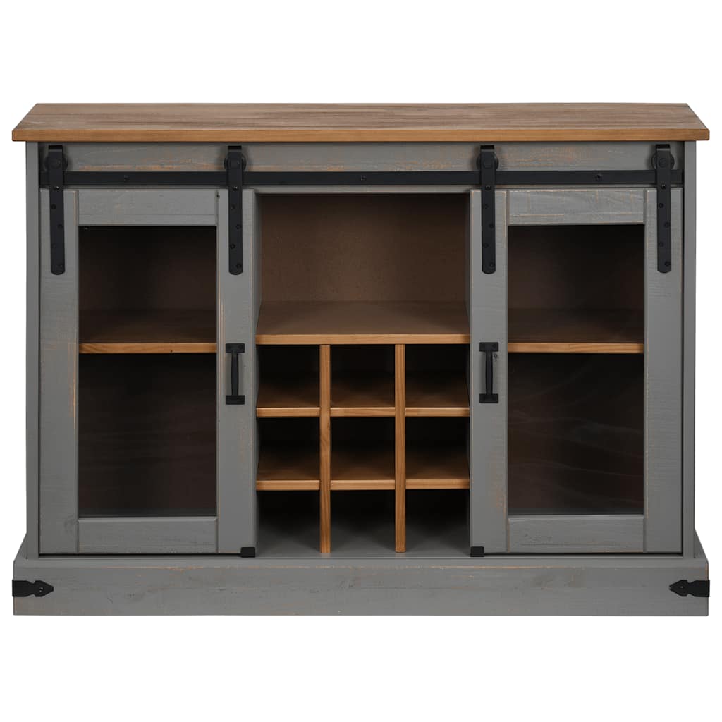 Ambrin Pinewood Sideboard Aura Alcove Design