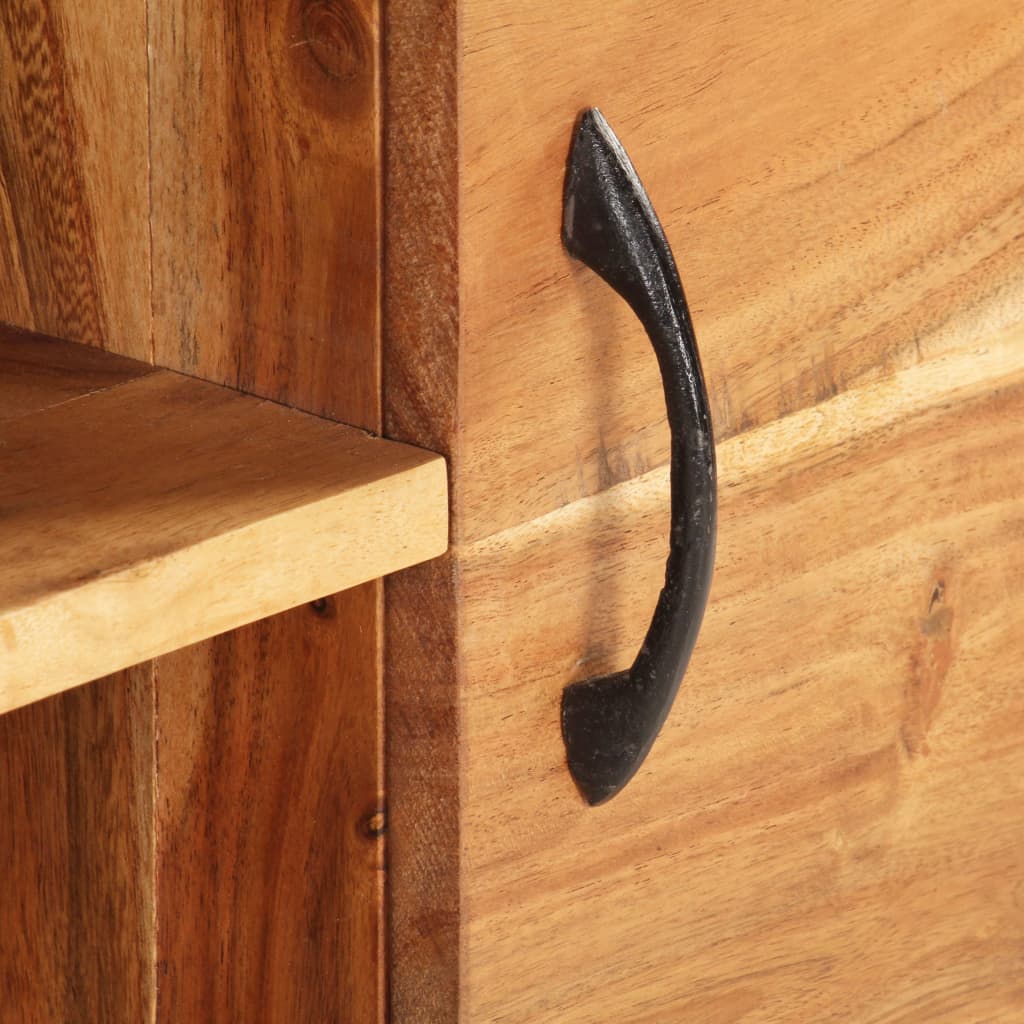 Iluna Acacia Wood Sideboard Aura Alcove Design