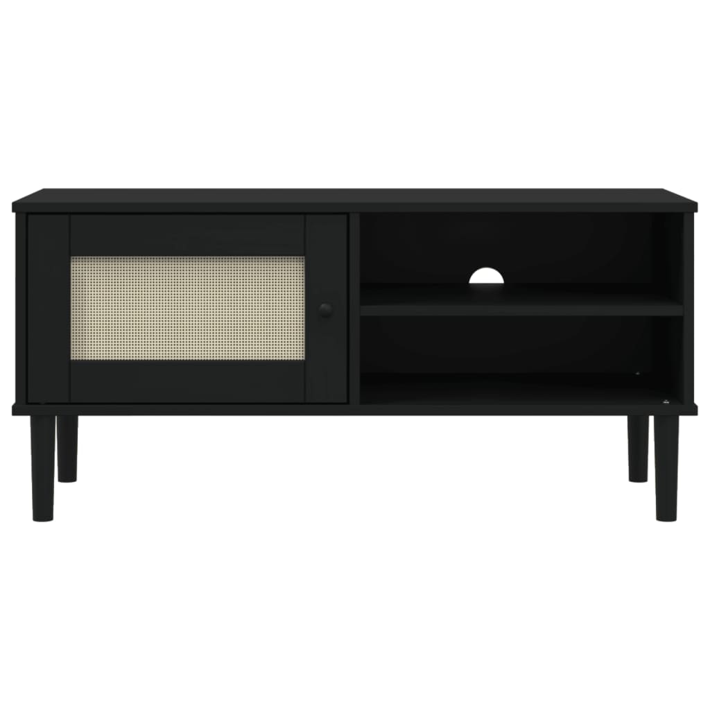 Senja Pinewood - 106cm Black Aura Alcove Design