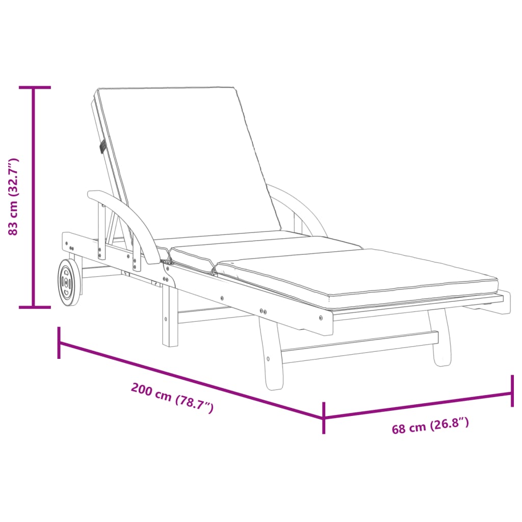 Blora Acacia Wood - 200cm Includes Cushions Aura Alcove Design
