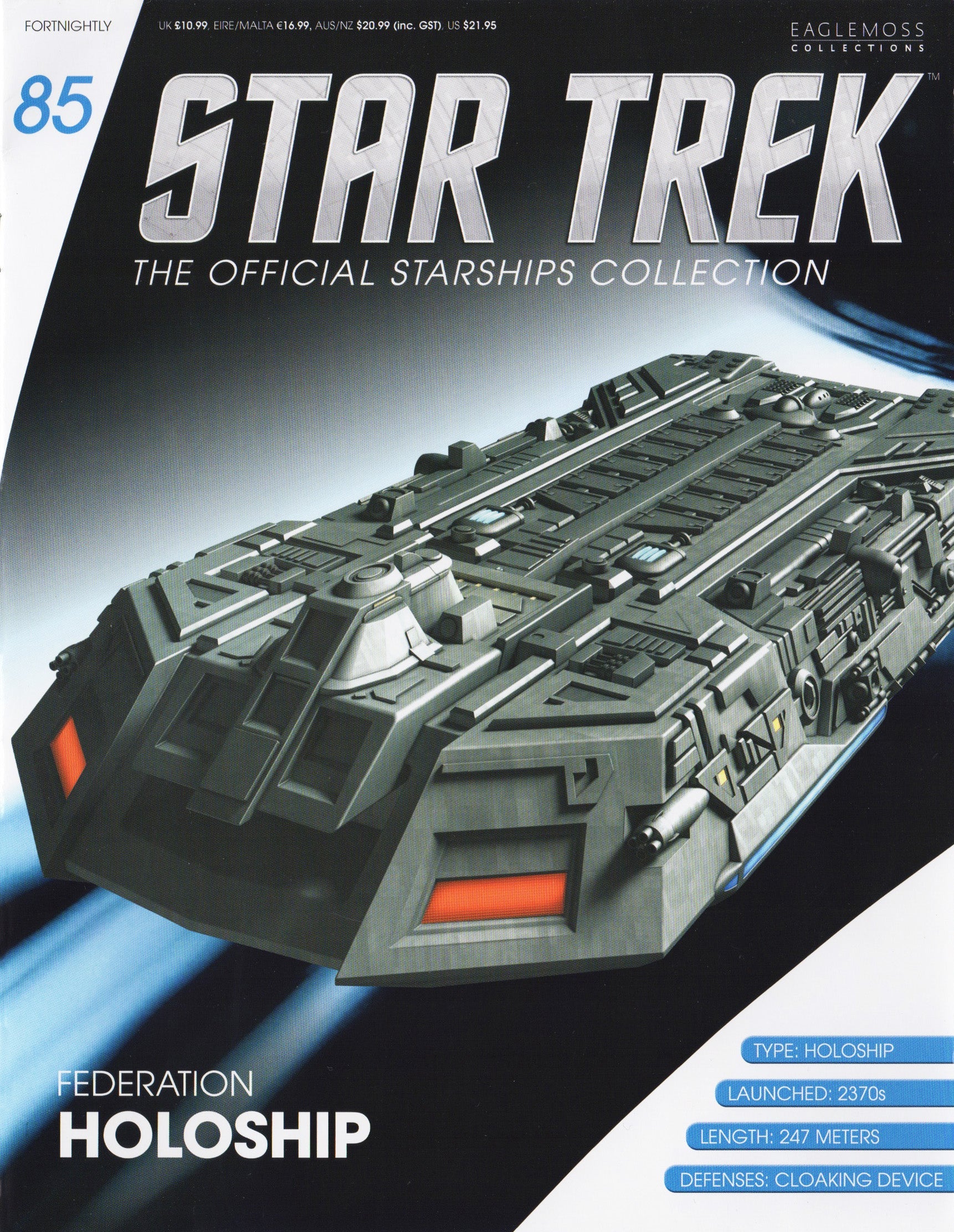 #85 Holoship Model Die Cast Ship Star Trek (Eaglemoss / Star Trek) Real Merch