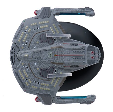 #56 Saber-class (U.S.S. Yeager NCC-61947) Model Die Cast Ship (Eaglemoss / Star Trek) Real Merch