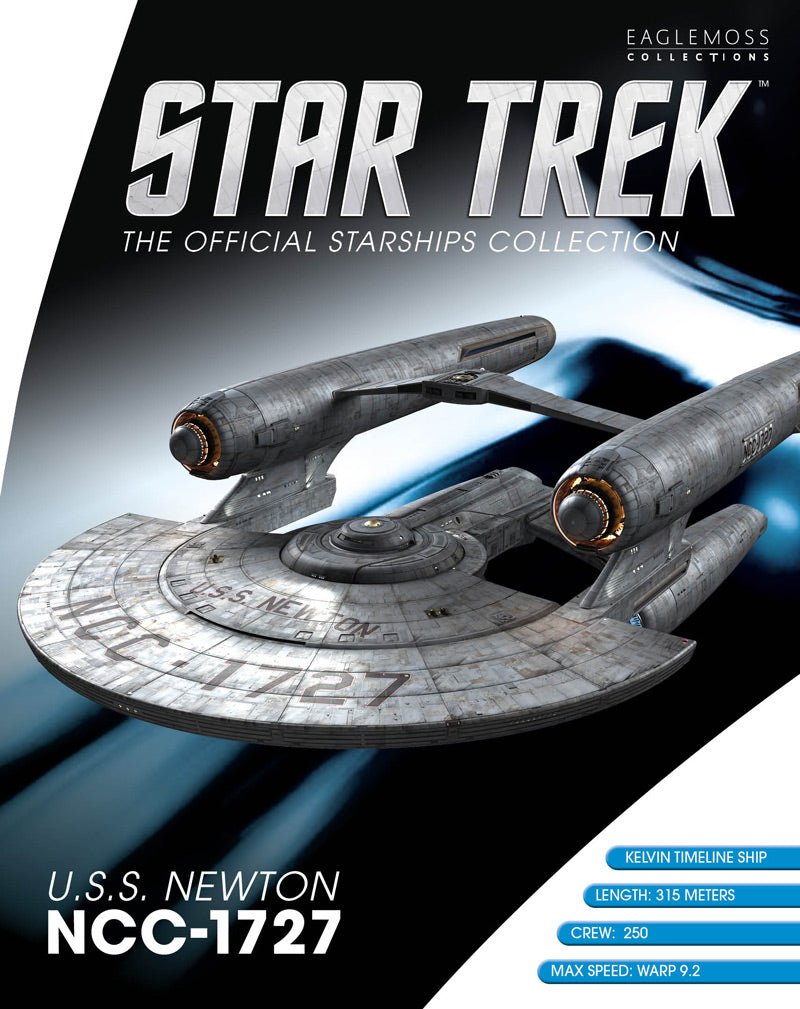 #28 U.S.S. Newton NCC-1727 (Newton-type) Model Diecast Ship BONUS ISSUE (Eaglemoss / Star Trek) Real Merch