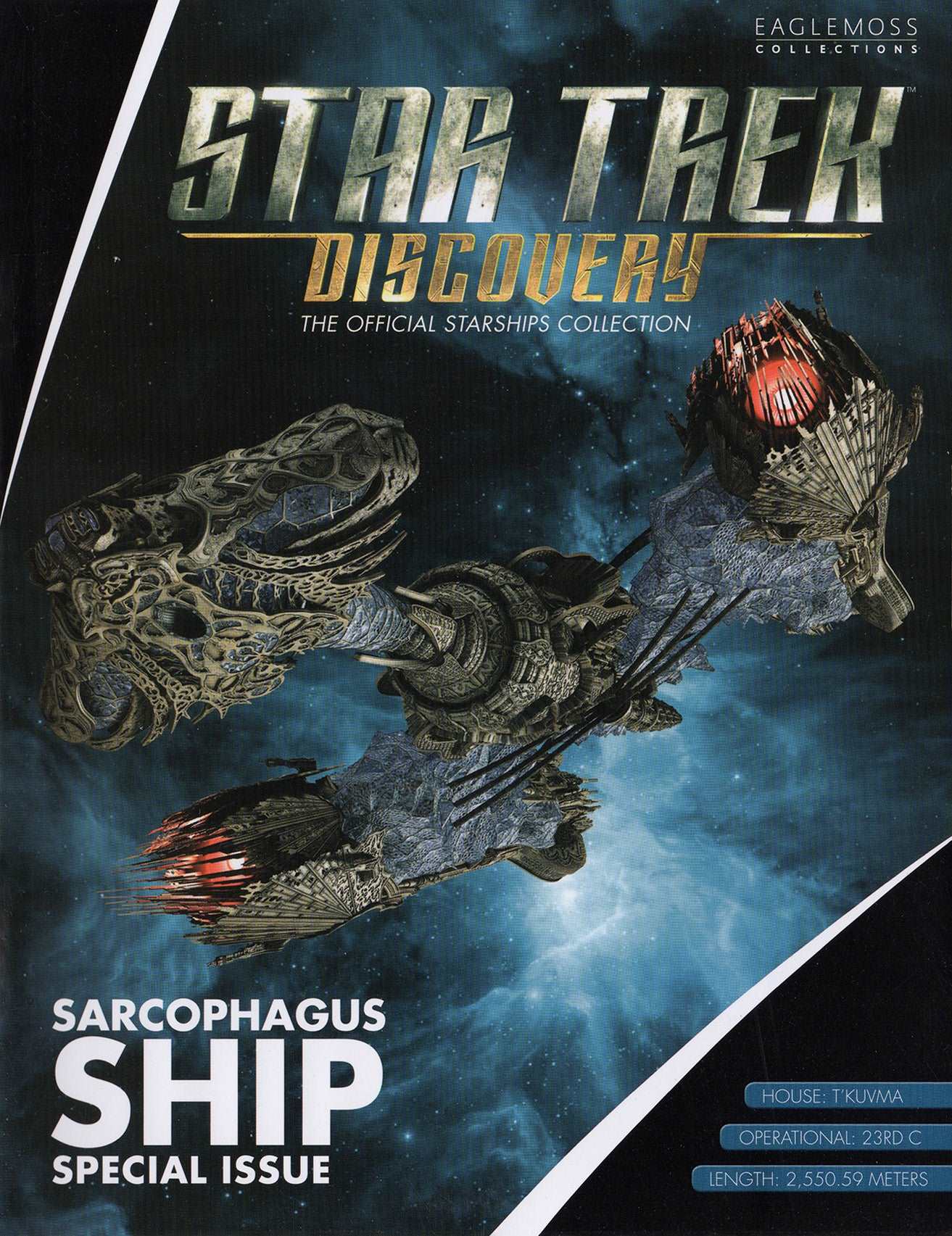 #01 Klingon Sarcophagus (Ship of the Dead) Model Diecast Ship Discovery SPECIAL EDITION (Eaglemoss / Star Trek) Real Merch