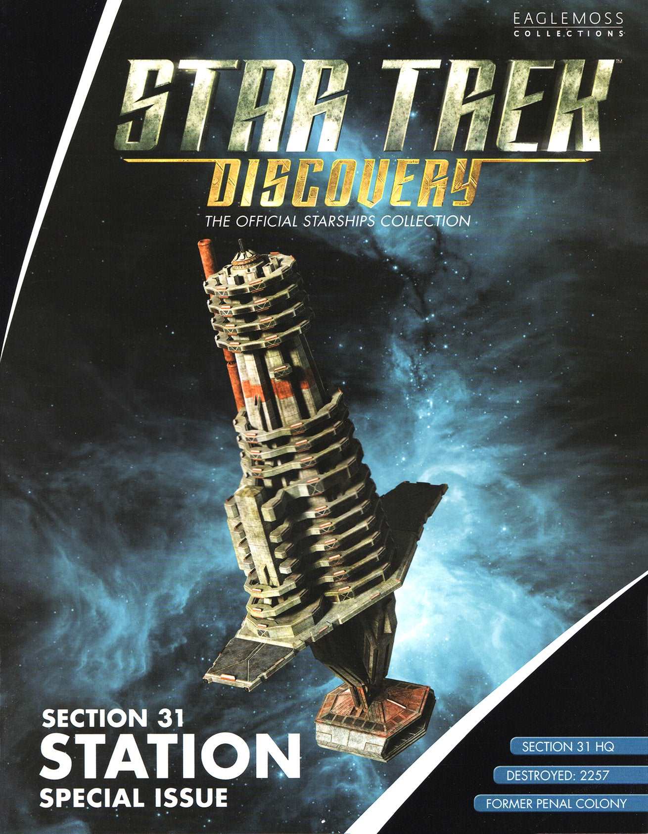 #03 Section 31 Headquarters Model Diecast Ship Discovery SPECIAL EDITION (Eaglemoss / Star Trek) Real Merch