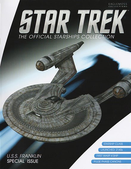 #08 U.S.S. Franklin NX-326 Model Die Cast Ship SPECIAL ISSUE (Eaglemoss / Star Trek) Real Merch