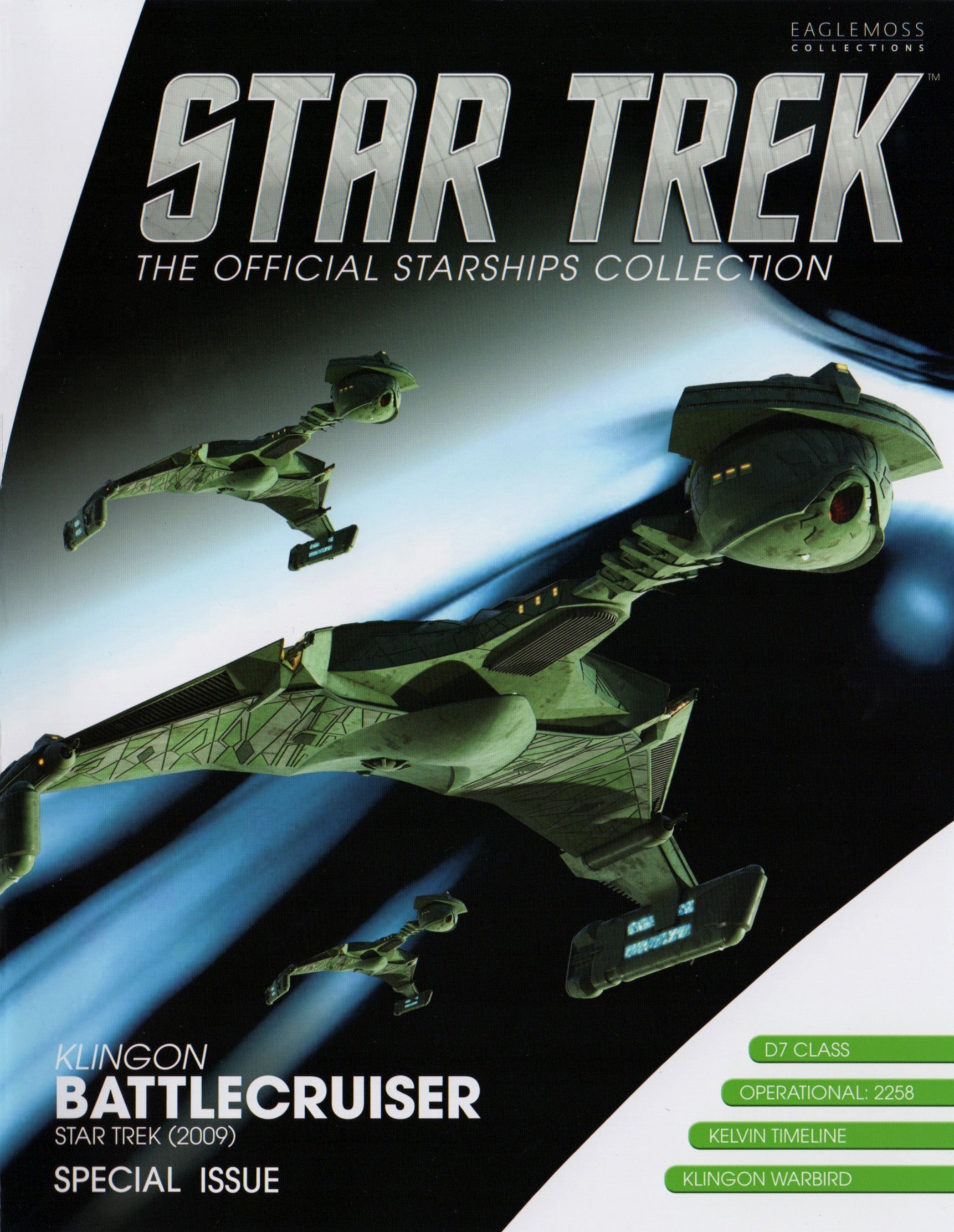 #13 Klingon Battle Cruiser (2009 Movie) Die-Cast Model SPECIAL ISSUE (Eaglemoss / Star Trek) Real Merch