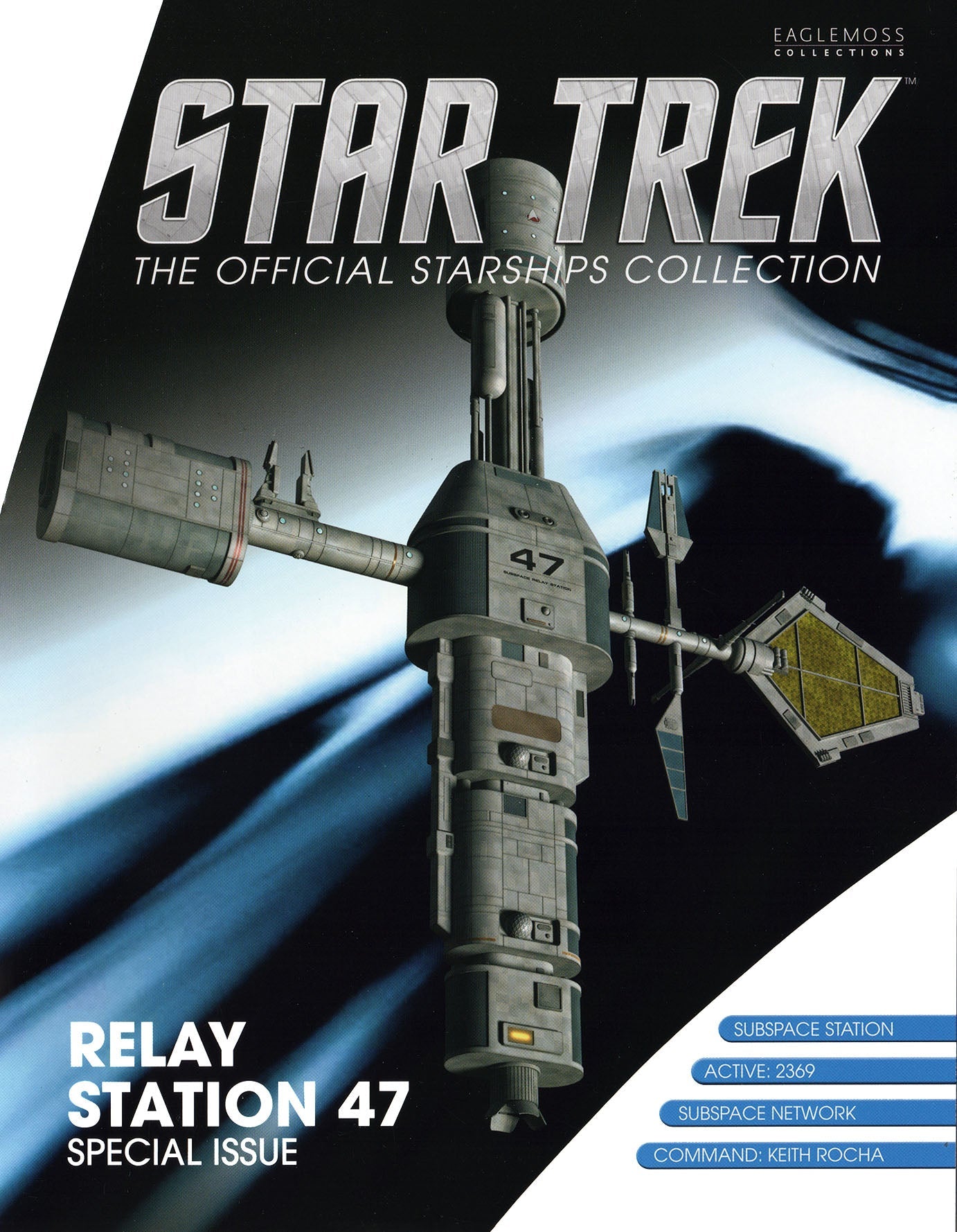 #26 Relay Station 47 Model Diecast Ship SPECIAL ISSUE (Eaglemoss / Star Trek) Real Merch