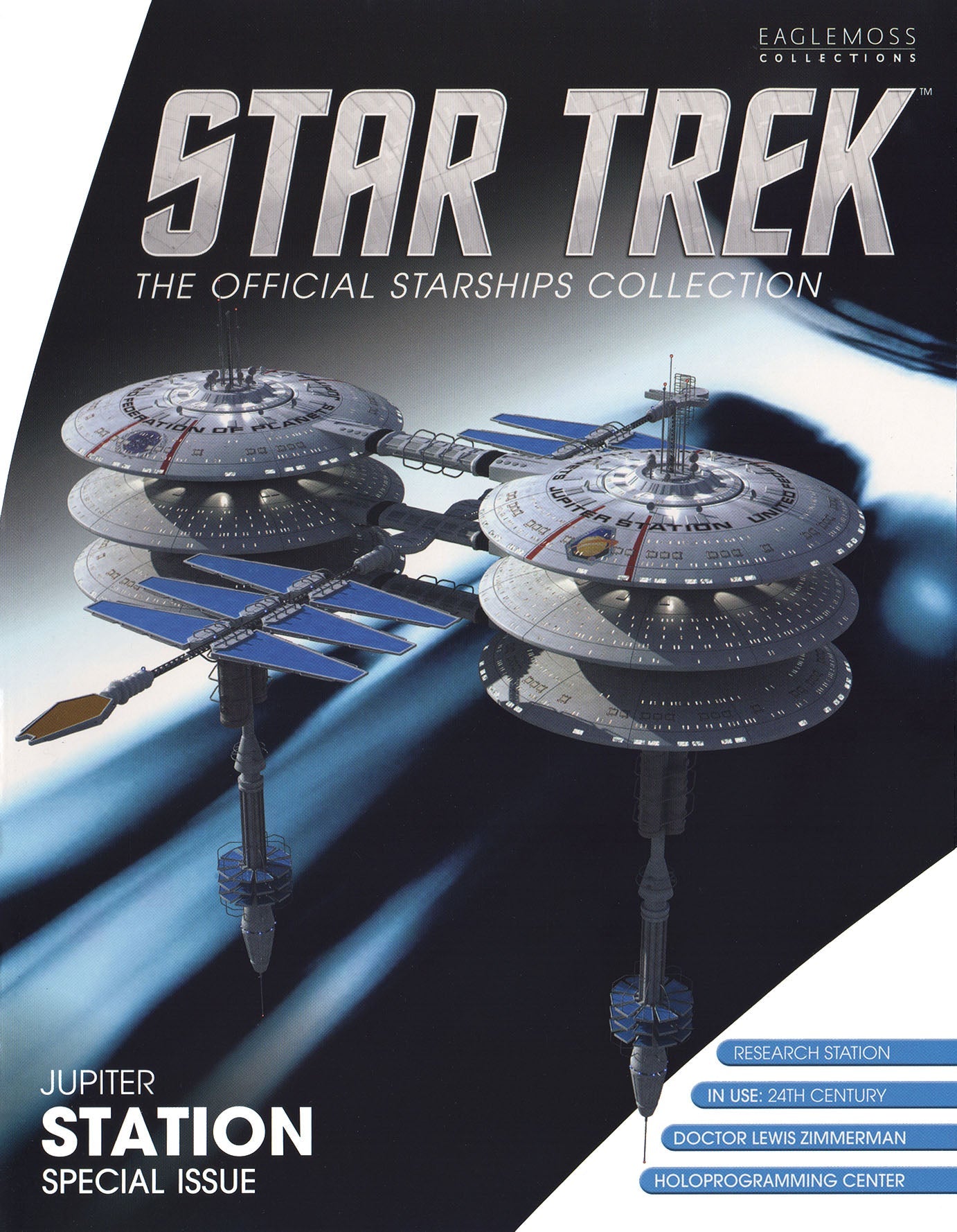 #28 Jupiter Station Model Diecast Ship SPECIAL ISSUE (Eaglemoss / Star Trek) Real Merch