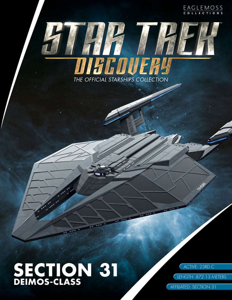 #09 Section 31 Deimos-Class Model Discovery Diecast Ship (Eaglemoss / Star Trek) Real Merch