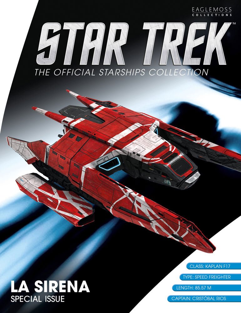 #25 La Sirena XL EDITION Model Diecast Ship (Eaglemoss / Star Trek: Picard) Real Merch