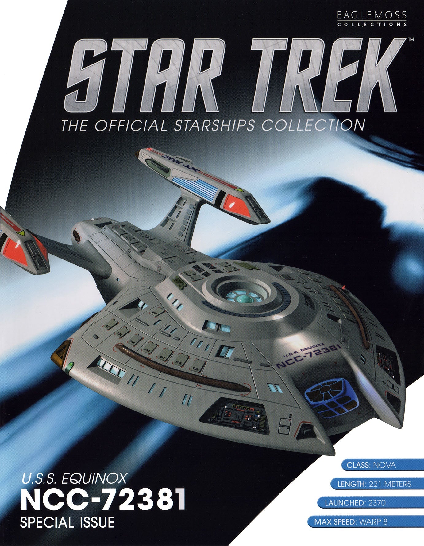 #27 U.S.S. Equinox NCC-72381 XL EDITION Model Diecast Ship (Eaglemoss / Star Trek) Real Merch