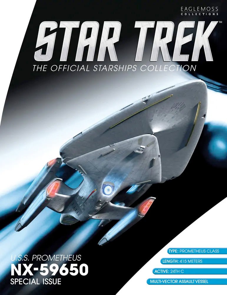 #30 U.S.S. Prometheus NX-59650 XL EDITION Model Diecast Ship (Eaglemoss / Star Trek) Real Merch