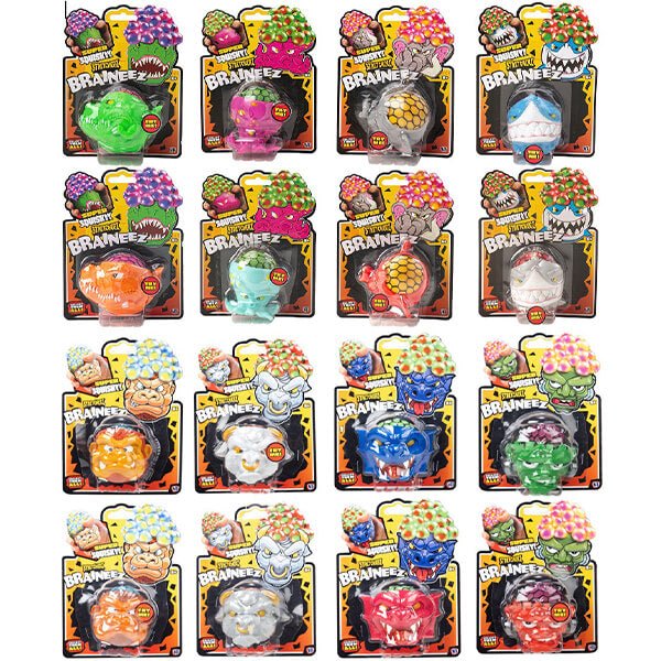 Kids Super Squishy Monster Brain Toy in Assorted Designs (single) - The Imagination ShopToys & Games > Toys > Sensory Toys > Stretch & Squish