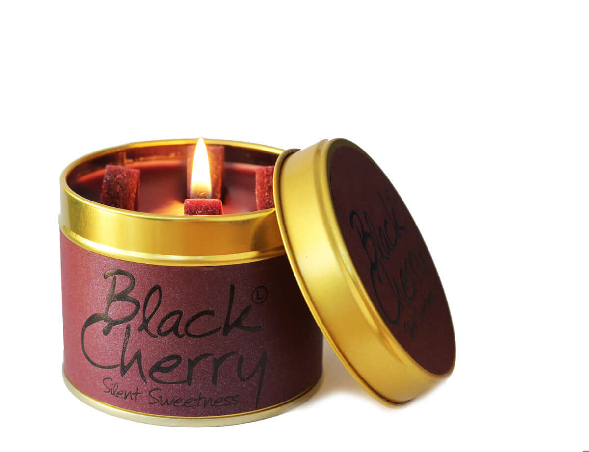 Lily-Flame - Black Cherry Scented Tin Candle Lily-Flame