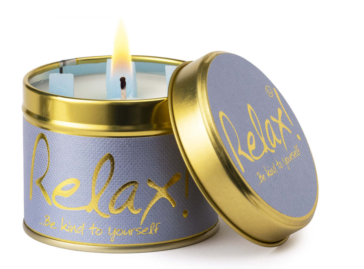 Lily Flame - Relax Scented Tin Candle Lily-Flame