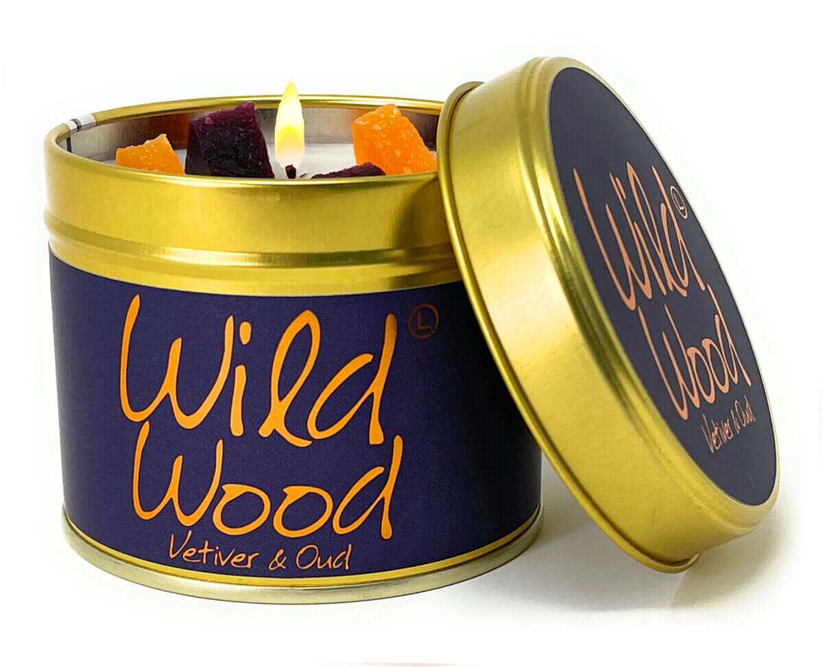 Lily Flame Wild Wood Scented Tin Candle Lily-Flame